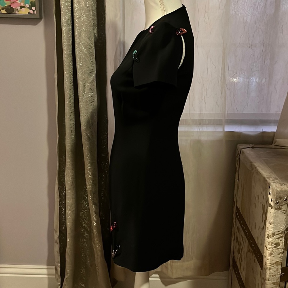 ☀️SOLD☀️Versus by Versace Black Pin Dress - Picture 2 of 6